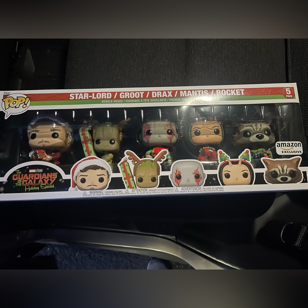 The Guardians of the Galaxy Holiday Special 5-Pack of Funko Pops!